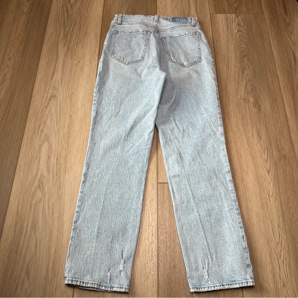 Abercrombie & Fitch Jeans Womens Size 28/6 The 90s Straight Ultra High Rise Blue - Picture 5 of 9